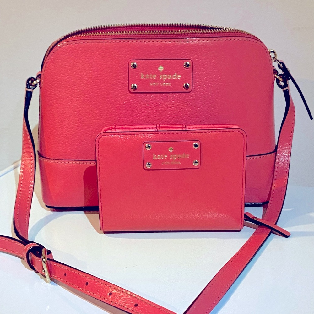 Kate Spade crossbody bag and matching wallet